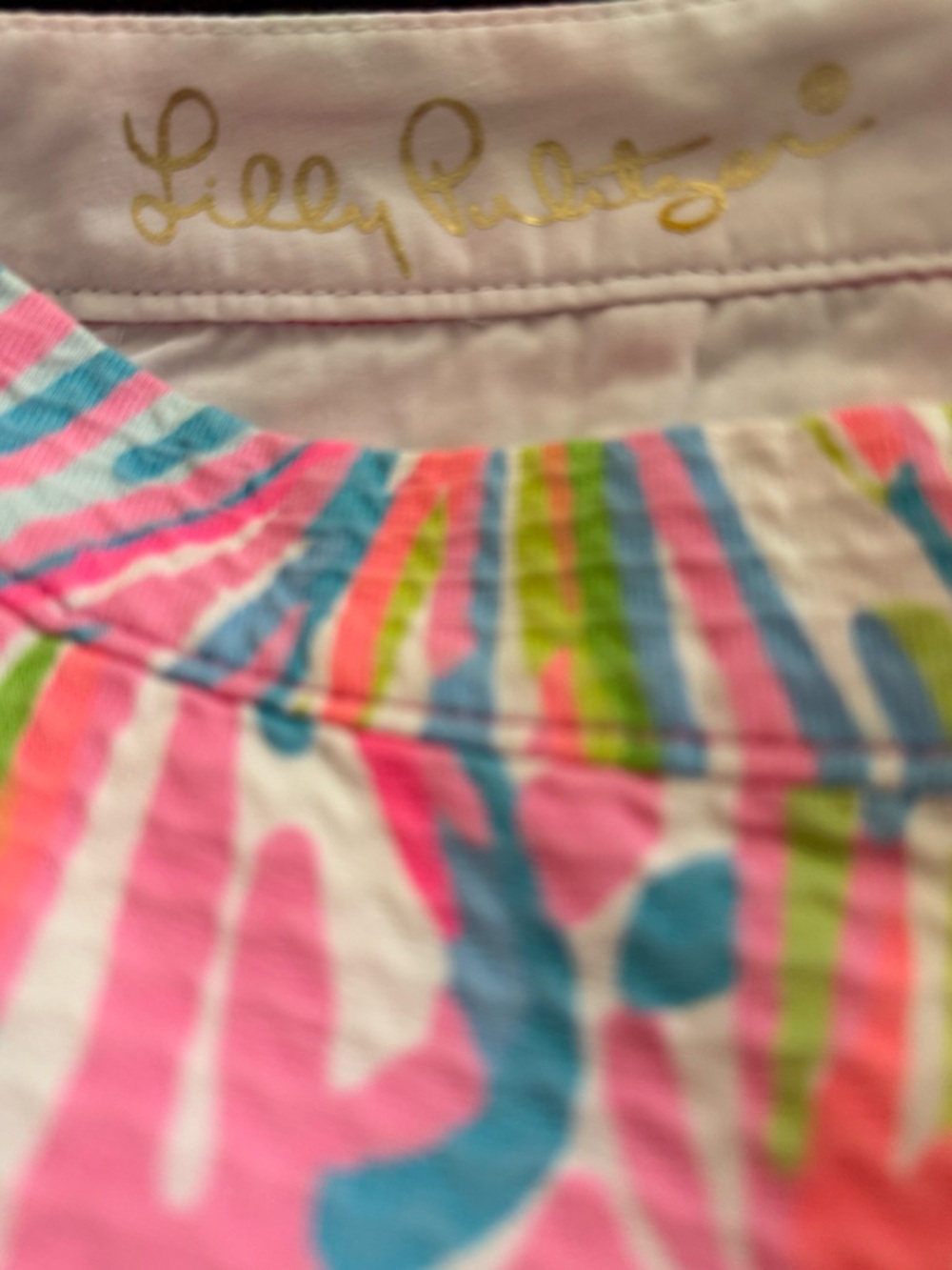 Lilly Pulitzer Buttercup Shorts | Pink Tropical Print | Scalloped Hem | NWOT - Picture 9 of 10